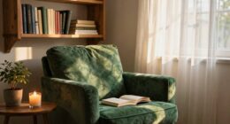 creating a cozy spiritual reading space
