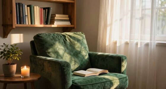creating a cozy spiritual reading space