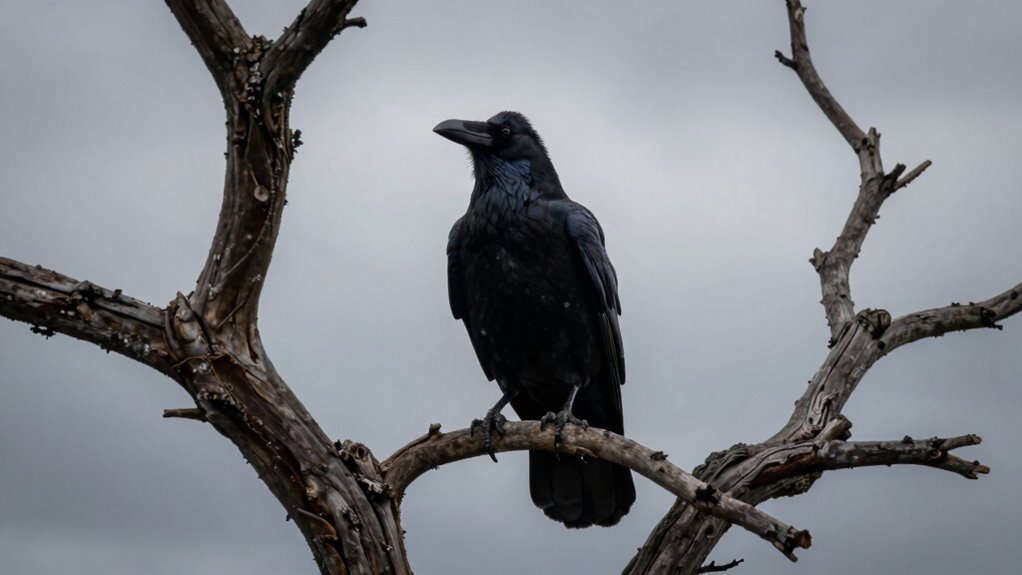 crows symbolize transformation and intuition