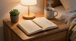 dream journal nightstand setup