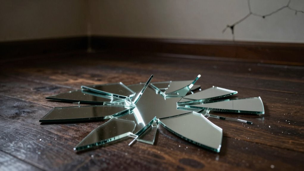 dreams of shattered glass symbolize vulnerability and transformation