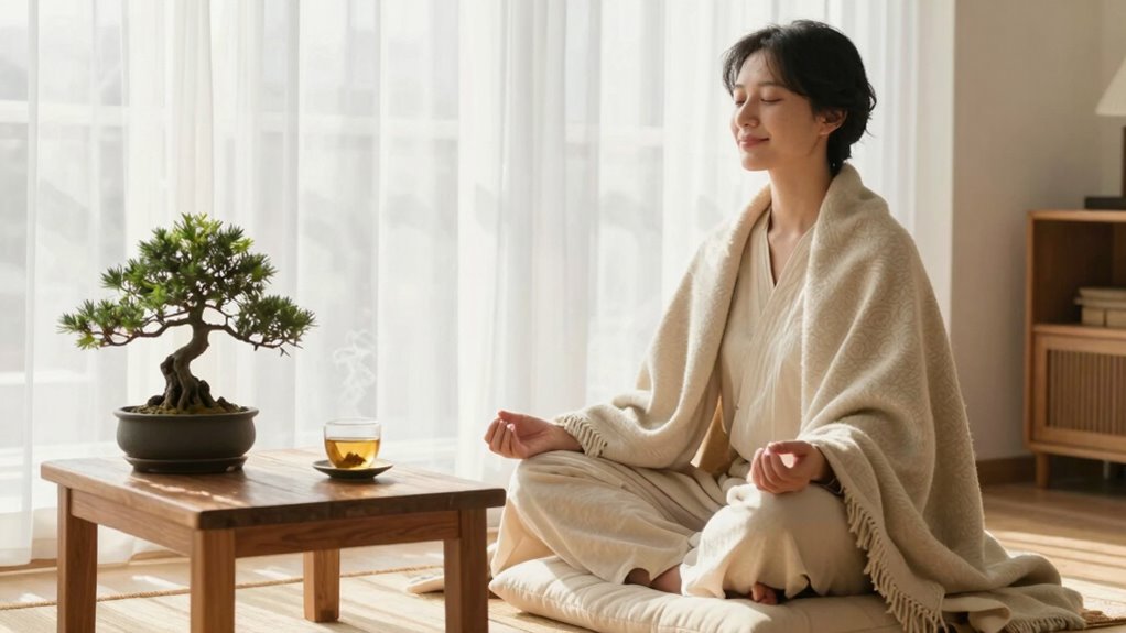 gentle mindful relaxation transitions