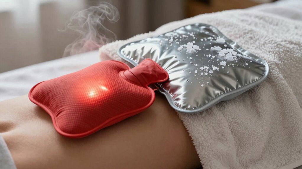 heat relaxes cold reduces inflammation