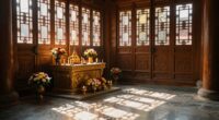 lighting transforms spiritual ambiance
