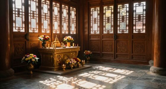 lighting transforms spiritual ambiance