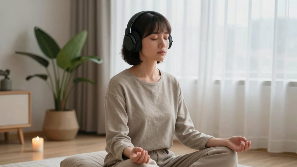 noise cancelling headphones enhance meditation