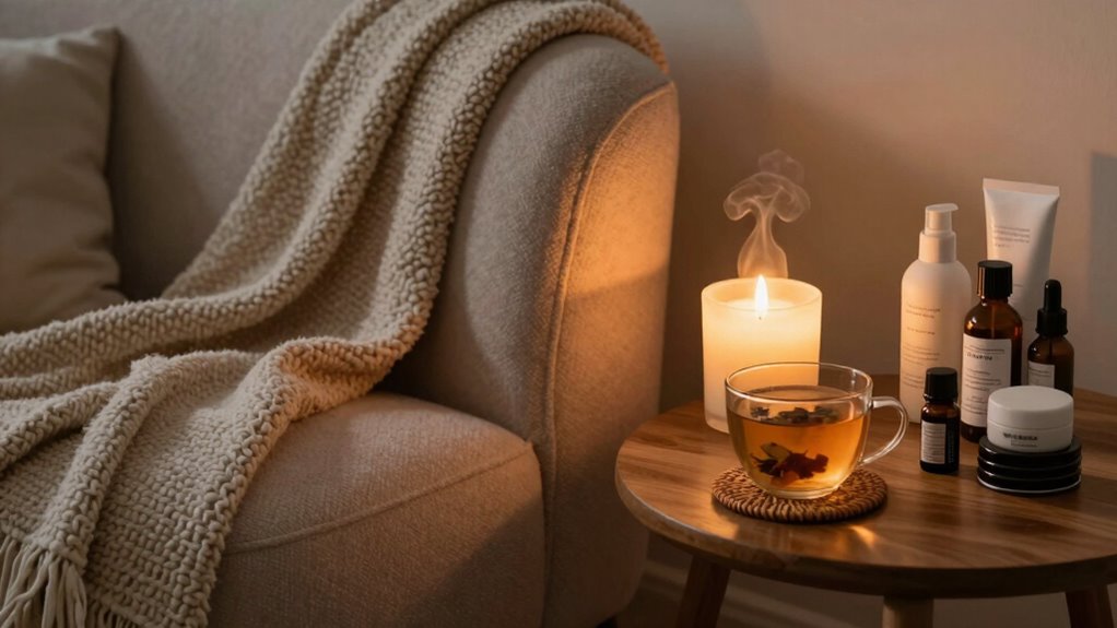 relaxing evening sleep routine