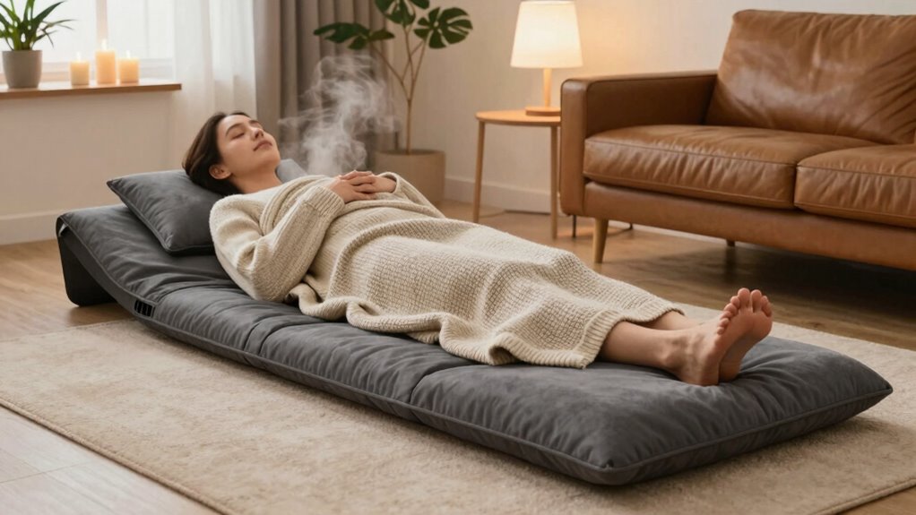 relaxing heat massage routine