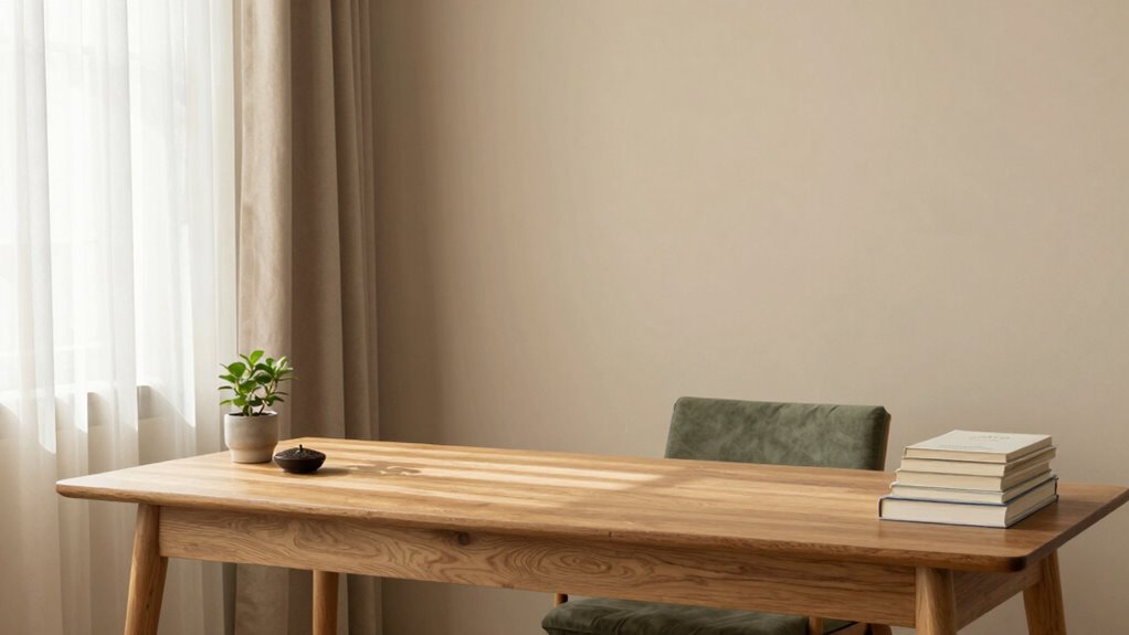 serene mindful workspace environment