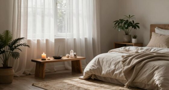 serene sacred peaceful space