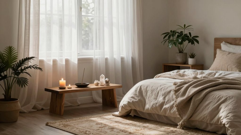 serene sacred peaceful space