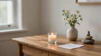 simple balanced home altar