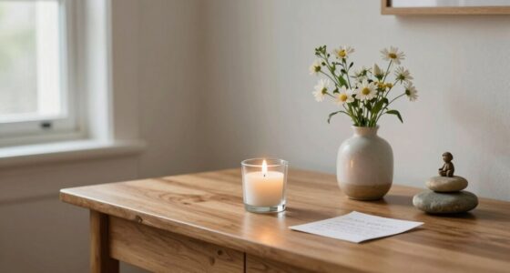 simple balanced home altar