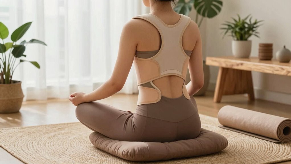supportive posture enhances meditation