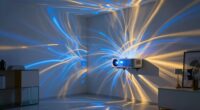 using projectors to enhance reflection