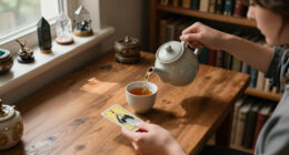 Come to the Menlo Park Library for tea and tarot on June 21