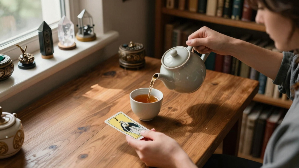 Come to the Menlo Park Library for tea and tarot on June 21