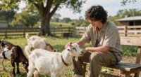 Inside the Unconventional World of Goat Therapy, Where Talking Is Entirely Optional