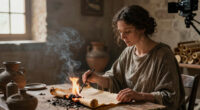An Entire Ancient Greek Philosophical Treatise Burned by Mount Vesuvius Has Been Deciphered with X‑Ray and AI Technologies