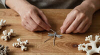 His Jewelry Ranges From The Look Of Coral To Dragonflies