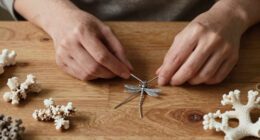His Jewelry Ranges From The Look Of Coral To Dragonflies
